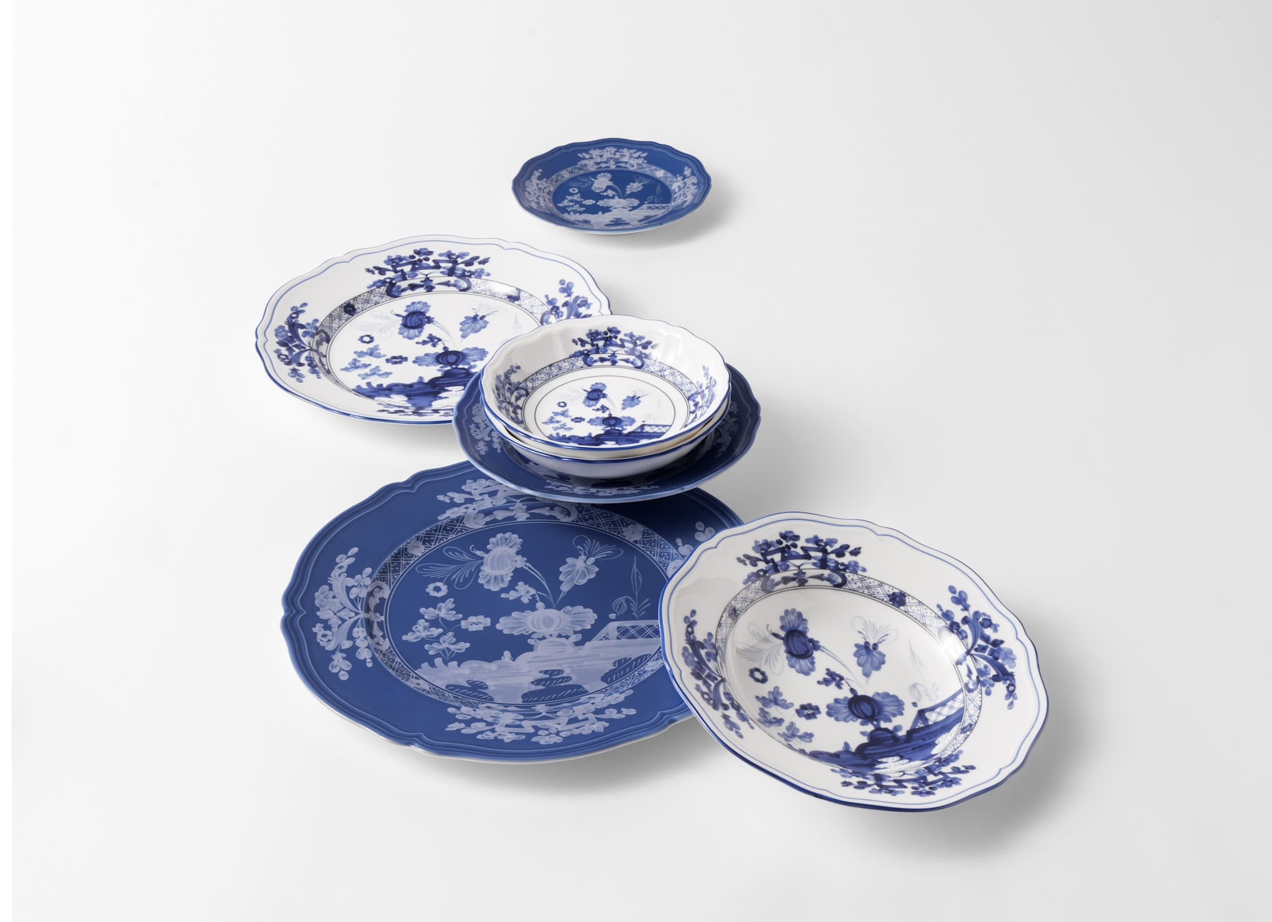 Soup plate Indaco | Oriente Italiano | GINORI 1735
